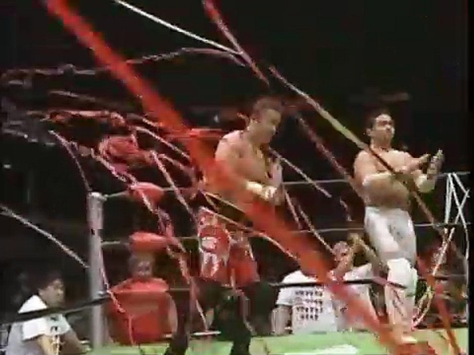 Tsuyoshi Kikuchi & Yoshinobu Kanemaru (c) vs. El Samurai & Masayuki Naruse (NOAH Great Voyage 2002 - IWGP Junior Heavywe