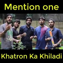Mentioned your khatron ke khiladi dost/ funny video  
