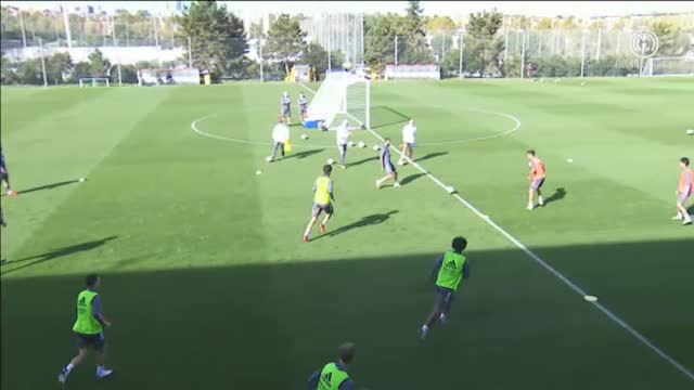 Courtois ya está de vuelta y se ha entrenado con el grupo