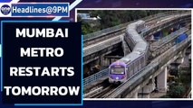 Mumbai metro to restart, rain batters Hyderabad & more news | Oneindia News