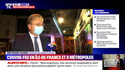 Pour le Syndicat des théâtres privés, l'instauration d'un couvre-feu est "catastrophique"