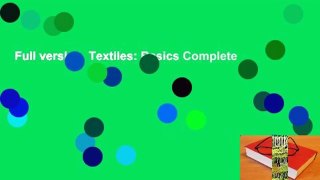 Full version  Textiles: Basics Complete