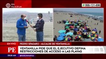 Ventanilla pide que el Ejecutivo defina restricciones de acceso a las playas | Primera Edición (HOY)