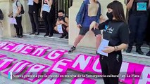 Nueva protesta por la declaración de la emergencia cultural en La Plata