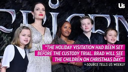 Brad Pitt Wants His And Angelina Jolie’s Kids ‘Overnight For The Holidays'