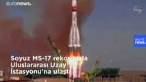 Soyuz MS-17 rekor hızla Uluslararası Uzay İstasyonu'na ulaştı