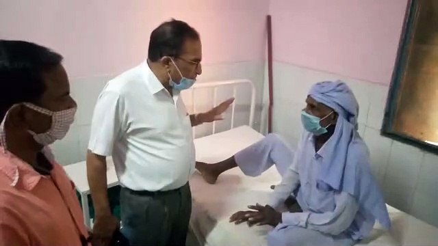राजकीय अस्पताल का चिकित्सक अधीक्षक ने किया निरीक्षण दिए दिशा निर्देश