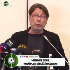 Mehmet Sepil: "Yayıncı kuruluş işe bu sezon için henüz bir anlaşmaya varılamadı"