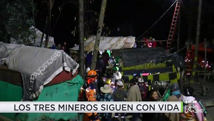 Continúan las labores de rescate de mineros atrapados en socavón de Tuta, Boyacá