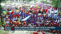 Pantauan Terkini Aksi Demo Tolak UU Cipta Kerja oleh Buruh dan Mahasiswa