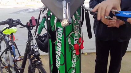 Une nouvelle station de gonflage et de réparation est disponible sur l'esplanade du port de Vannes