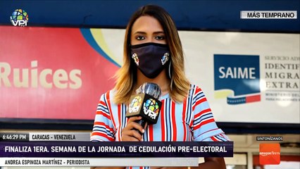 Finalizó primera jornada de cedulación Pre-Electoral - Caracas - VPItv
