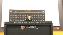 Christophe Pelissier, le coach du FC Lorient s’exprime avant la venue de Marseille