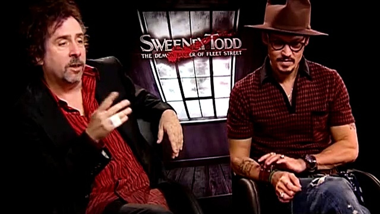 Sweeney Todd: Johnny Depp und Tim Burton Video Interview (2008)