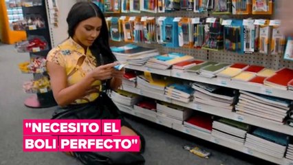 Kim Kardashian West en busca del bolígrafo perfecto para su examen de derecho