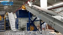 Plastic Film Recycling Machine - Big Bag Washing Line - Bulk Bag Recycling System