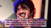 Mötley Crüe drummer Tommy Lee plans to leave US if Trump wins re-election