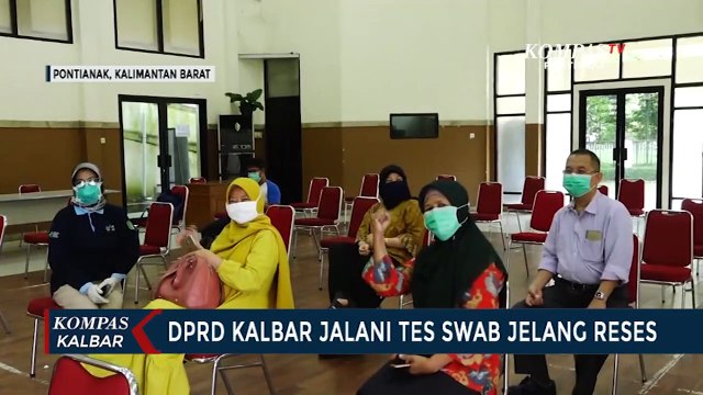 Jelang Masa Reses, 10 Anggota DPRD Kalbar Ikuti Tes Swab