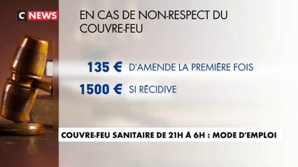 Couvre-feu sanitaire de 21h à 6h : mode d'emploi