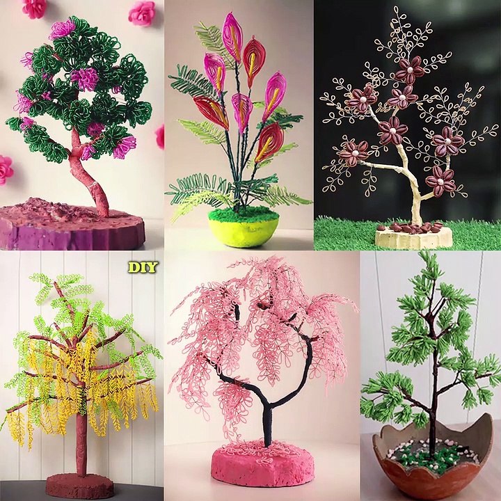 Artificial Pearls Tree! Room Decor Projects with Beads | Tree of Love