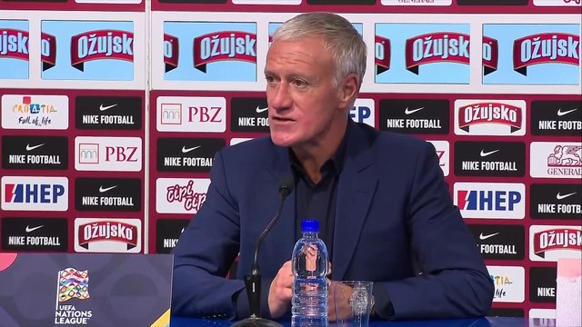 Didier Deschamps est très fier de la performance de ses joueurs en Croatie
