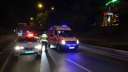 Kontrolden çıkarak spin atan otomobil sürücüsü araç içinden fırladı: 1 ağır yaralı