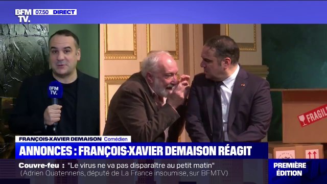 François Xavier Demaison sur le couvre-feu à 21h: On est un peu groggy, on va s'adapter
