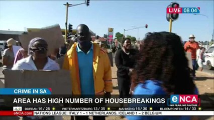 Dobsonville community protest against crime in the area