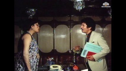 Comedy Scene | Biwi Ho To Aisi (1988) | Bindu | Asrani | Bollywood Hindi Movie Scene