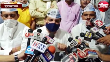 योगी सरकार पर बरसे आप सांसद संजय सिंह