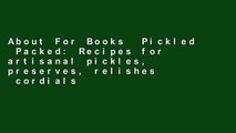 About For Books  Pickled  Packed: Recipes for artisanal pickles, preserves, relishes  cordials