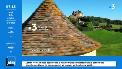 La matinale de France Bleu Creuse du 15/10/2020