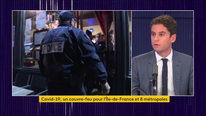 Covid-19 : l'amende pour "ceux qui organisent des soirées clandestines" va "sans doute" être augmentée, déclare Gabriel Attal