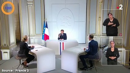 Interview Emmanuel Macron : Ce détail qui n’est pas passé inaperçu et qui a bien amusé les internautes !