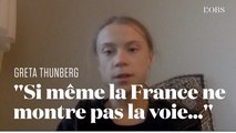 Greta Thunberg appelle Macron à 
