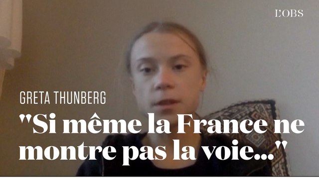 Greta Thunberg appelle Macron à prendre ses responsabilités sur le climat