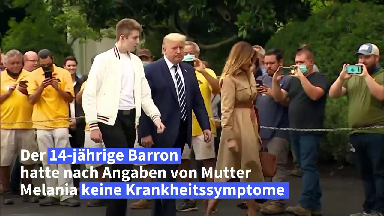 Auch Trumps jüngster Sohn Barron war Corona-infiziert