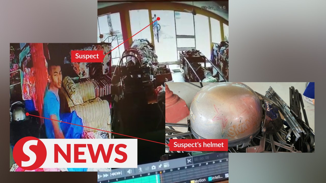 Armed robbery in Klang caught on CCTV