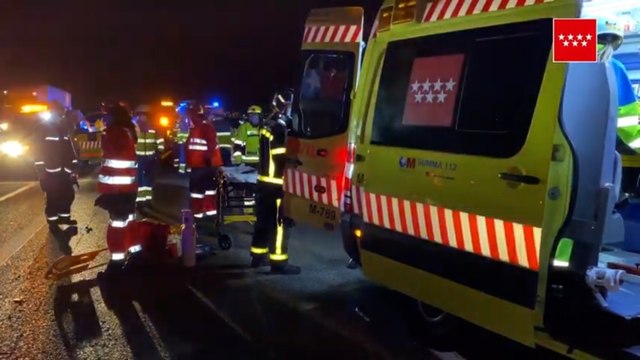 Un fallecido y cinco heridos en un accidente múltiple en la A5