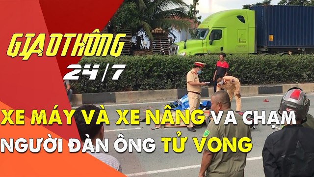 Va chạm với xe container, người đàn ông tử vong ngay tại chỗ | GIAO THÔNG 24/7