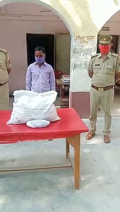 अवैध गांजे के साथ एक गिरफ्तार