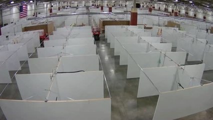Nuevos  hospitales de campaña en EEUU para combatir el   COVID