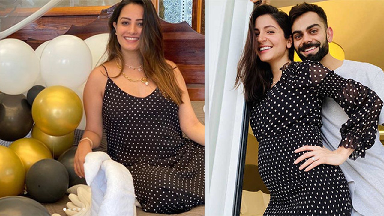 Anita Hassanandani ने किया Anushka Sharma को Copy, पहनी Same Black Maternity Dress | Boldsky