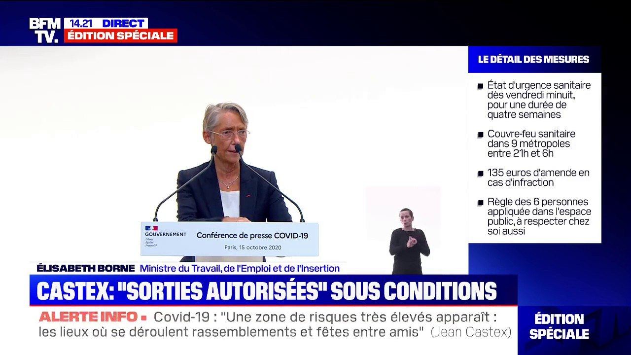 Elisabeth Borne: "Il est désormais demandé aux entreprises de définir un nombre de jour minimal de télétravail par semaine pour les postes qui le permettent"