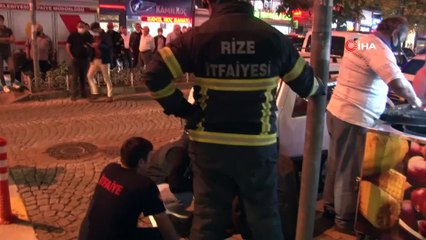 Rize'de rögardan çıkan şahsı kovaladıkları iddia edilen 3 kişi arkadaşı çıktı
