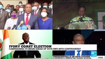 Ivory Coast begins presidential election campaigning amid violent demonstrations