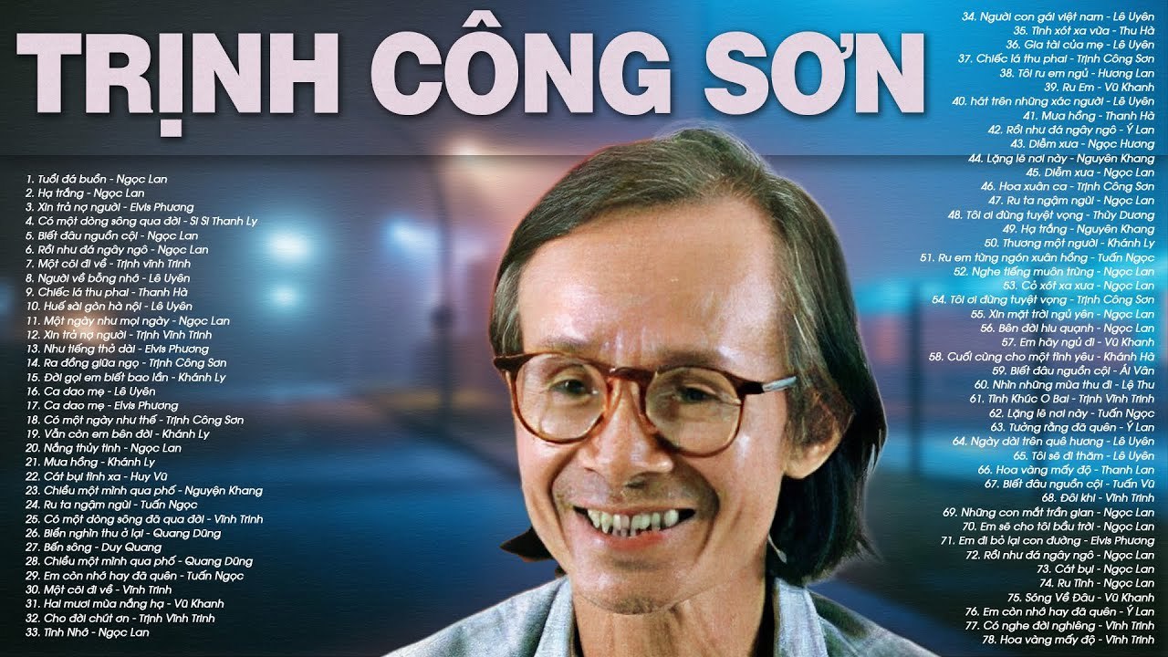 99 Tình Khúc TRỊNH CÔNG SƠN Chọn Lọc - Lk Tuổi Đá Buồn, Hạ Trắng  Nhạc Tình Ca Xưa Phòng Trà Bất Hủ