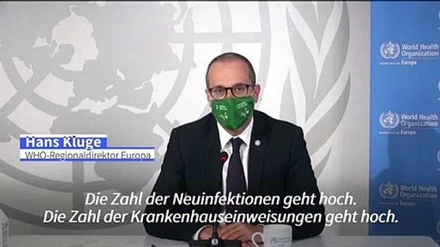 WHO besorgt über Corona-Lage in Europa