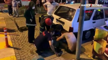 İnanılmaz olay Rize'de yaşandı! Kanaldan kaçıp rögardan çıktı