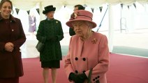 Queen carries out first public engagement since March